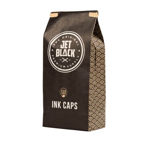 Jet Black Ink Caps - (200 Stück)
