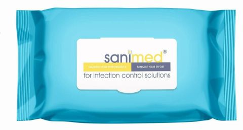 Sanimed SaniSafe 70% IPA (Isopropyl Alcohol) Wet Wipes