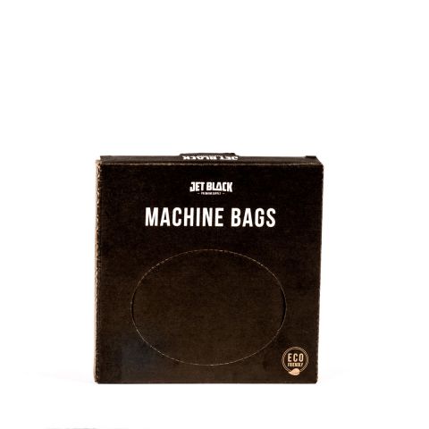Jet Black - Machine Bags - 133x133mm - 200 Pack