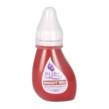 Maquillaje Biotouch Pure Permanent Bright Red  - 3ml (6 Botellas)