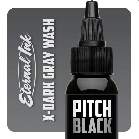 Eternal Ink - Pitch Black Greywash X-Dark