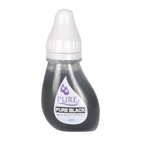 Maquillaje Biotouch Pure Permanent Black  - 3ml (6 Botellas)