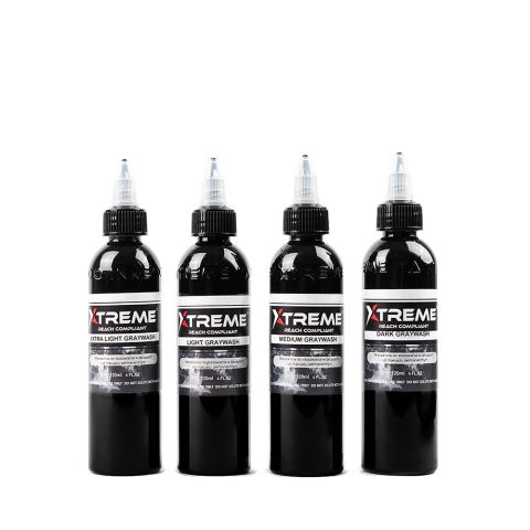Xtreme Ink - Greywash Set (4 Inks) - 4oz/120ml