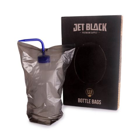Jet Black - Bottle Bags - 152x254mm (6x10”) - 200 Pack