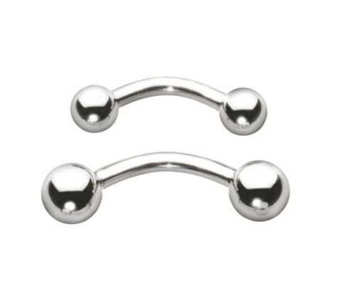 Surgical Steel Barbell Curved