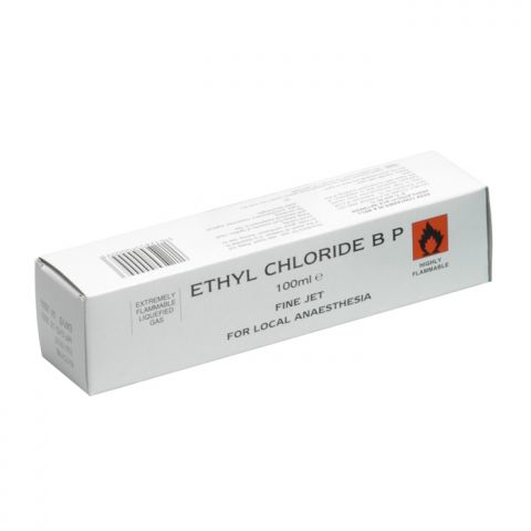 Ethyl Chloride glass bottle