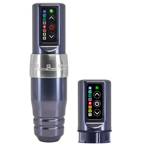 Microbeau - Machine pour Maquillage Permanent Sans Fil Flux S + PowerBolt Supplémentaire- Gunmetal