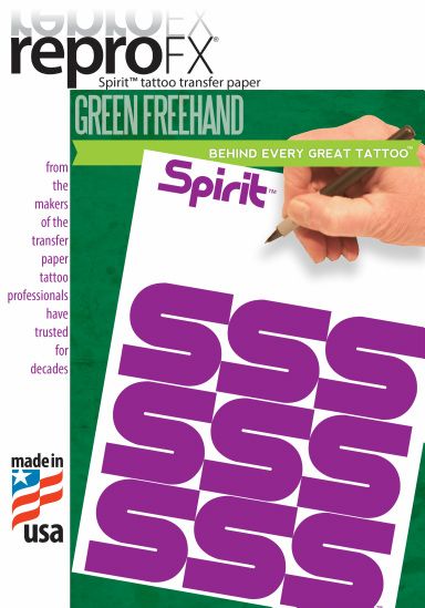 Papier Spirit Green Freehand 275 mm 