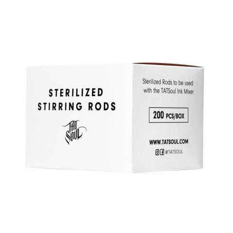 Tiges stériles pour mélangeur d'encre TATSoul (paquet de 200) 