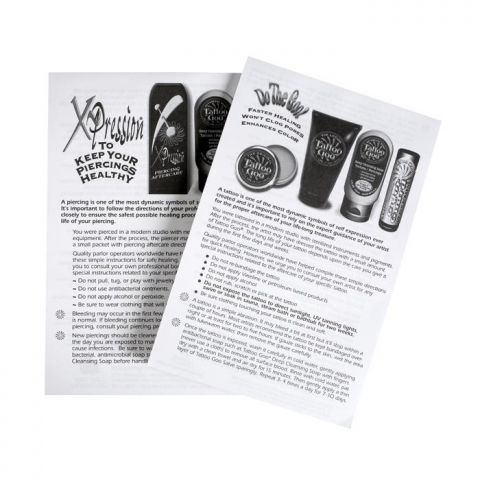 Tattoo Goo Aftercare Info Pads