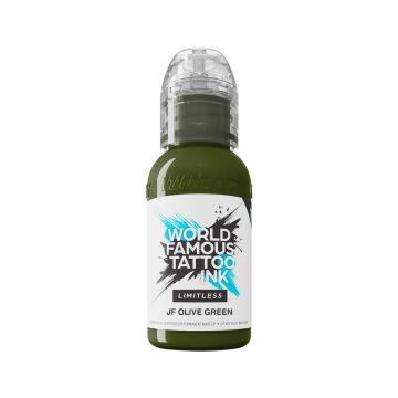 World Famous Limitless Tattoo Ink - JF Olive Green