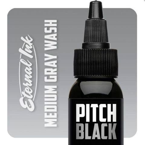 Eternal Ink - Pitch Black Greywash Medium