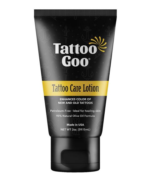 Tattoo Goo Lotion 2oz with Healix Gold and Panthenol
