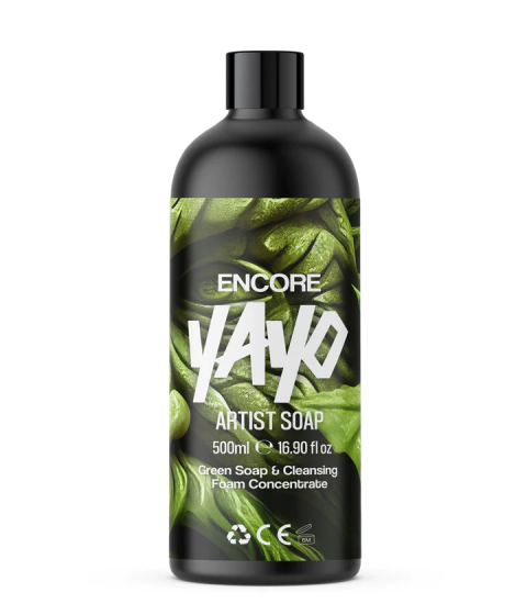 YAYO Encore Naturalnie znieczulające zielone mydło i pianka oczyszczająca 500 ml