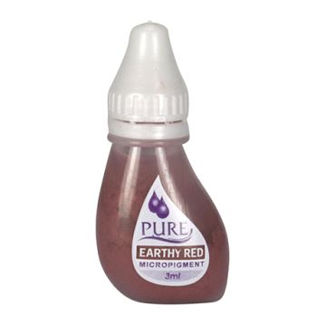 Biotouch Ren Permanent Ren jordiska Red Makeup - 3 ml (6 flaskor)