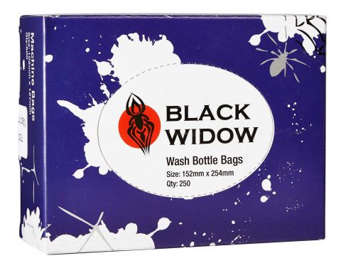 Black Widow – Wash Bottle Bags – 152 x 254 mm