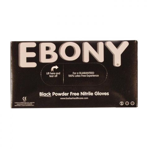Ebony nitrilhandskar