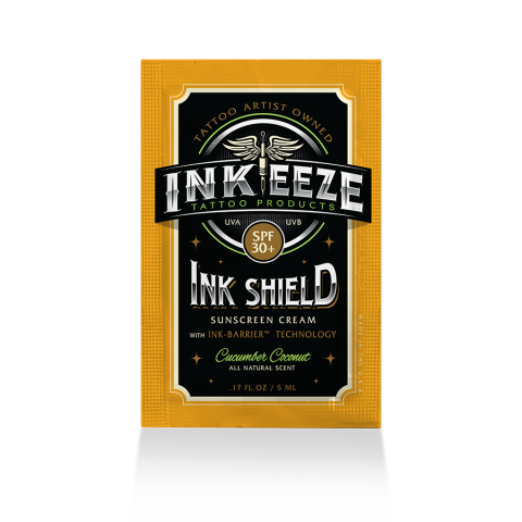 Inkeeze - Ink Shield Sunscreen Cream SPF30 - 5 ml-påse