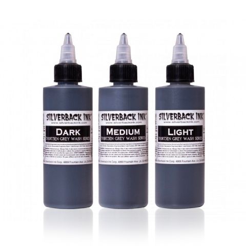 Silver Ink® Black Th1rt3en Greywash (120 ml / 4oz)
