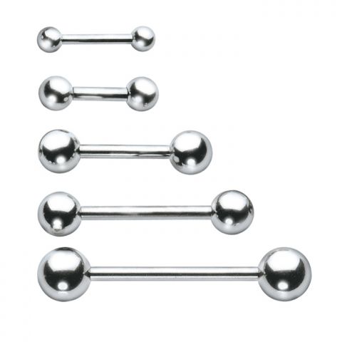 Surgical Steel Barbell 1.6mm with 4mm Ball