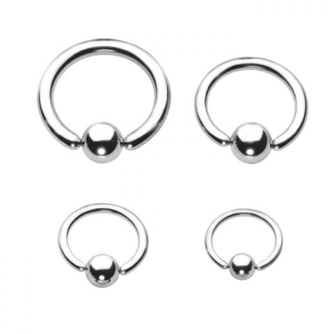 Surgical Steel Ball Closure Ring 2.0mm with Plain Ball