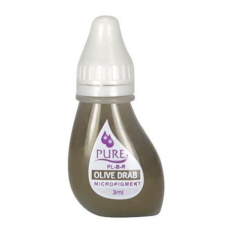Biotouch Pure Permanent Olive Drab Makeup - 3ml (6 Bottles)