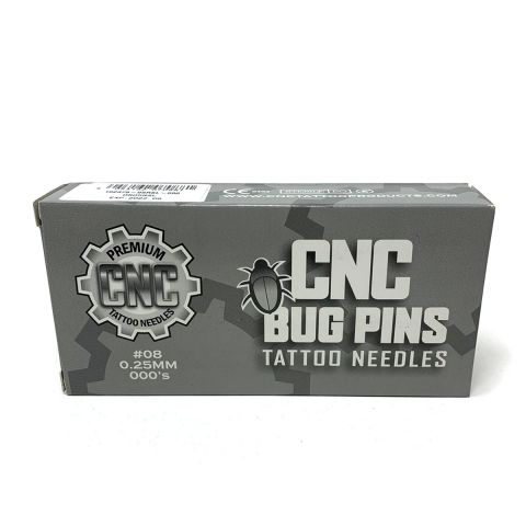 CNC 08 Bugpin Round Liner Needle - Long Taper