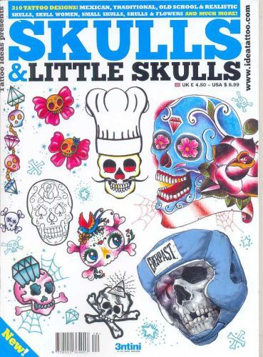 Skulls and Little Skulls Tattoo Flash Book