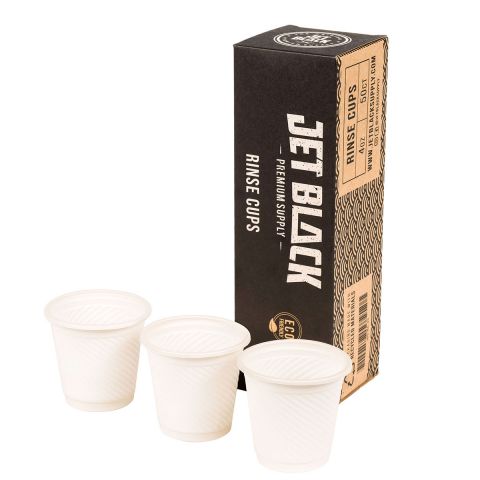 Jet Black - Rinse Cups - 4oz - 50 Pack