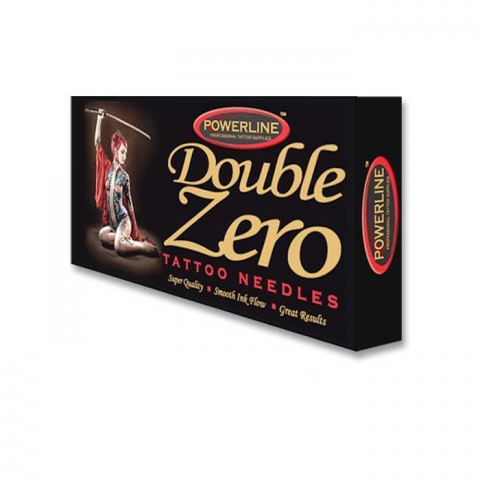 Powerline 10 Double Zero Round Shader Needle - Long Taper
