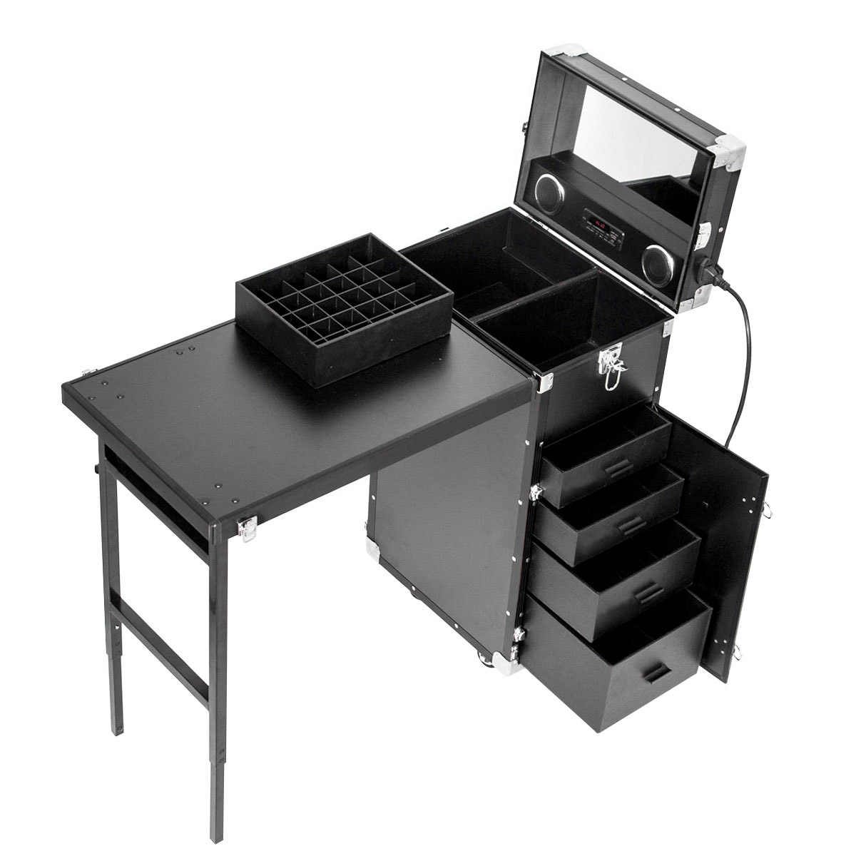 4702 Tattoo Studio Workstation Mobile Workstation Tattoo Furniture -MDF  Table Tattoo work station (Not Including the Accessories)